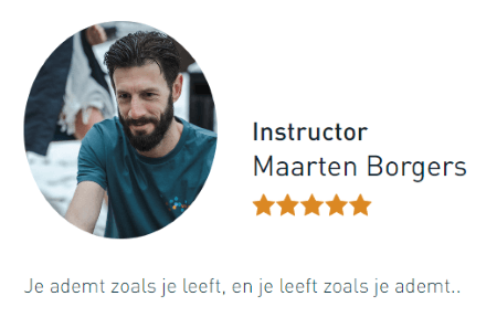 Wim Hof Methode workshop profile Maarten Borgers